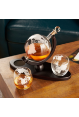 Whiskey Globe Decanter & Glass Set