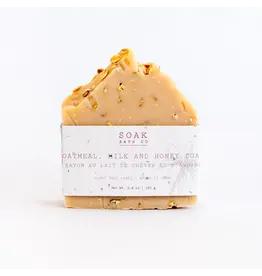 Soak Bath Co. Oatmeal Milk & Honey Luxury Soap Bar