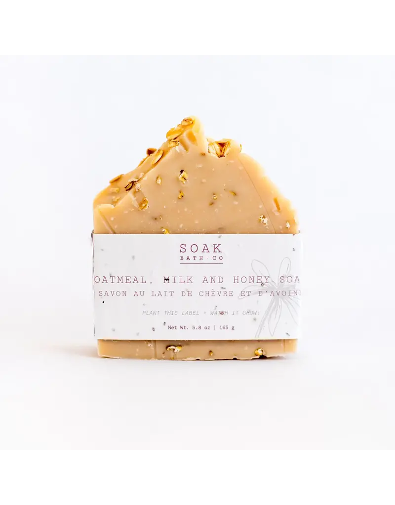 Soak Bath Co. Oatmeal Milk & Honey Luxury Soap Bar