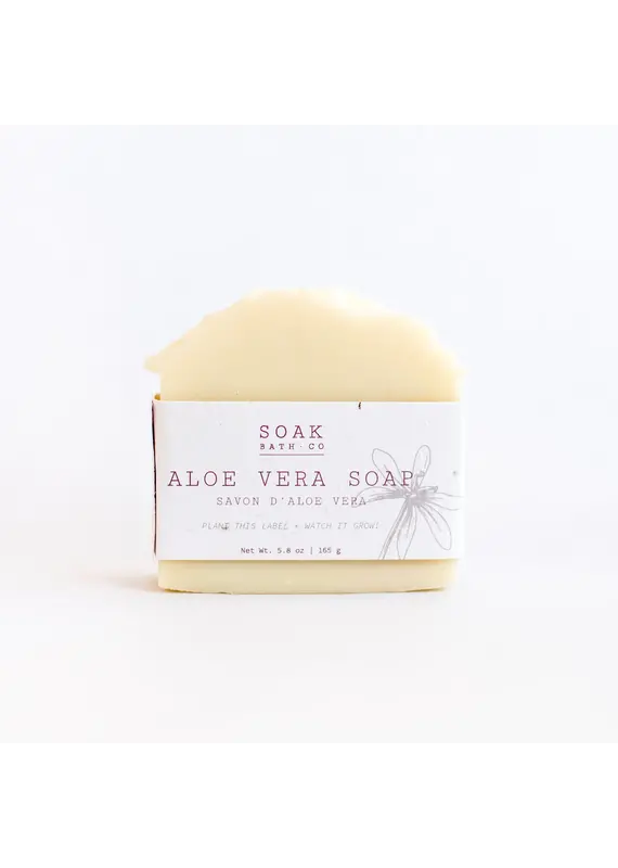 Soak Bath Co. Aloe Vera Luxury Soap Bar