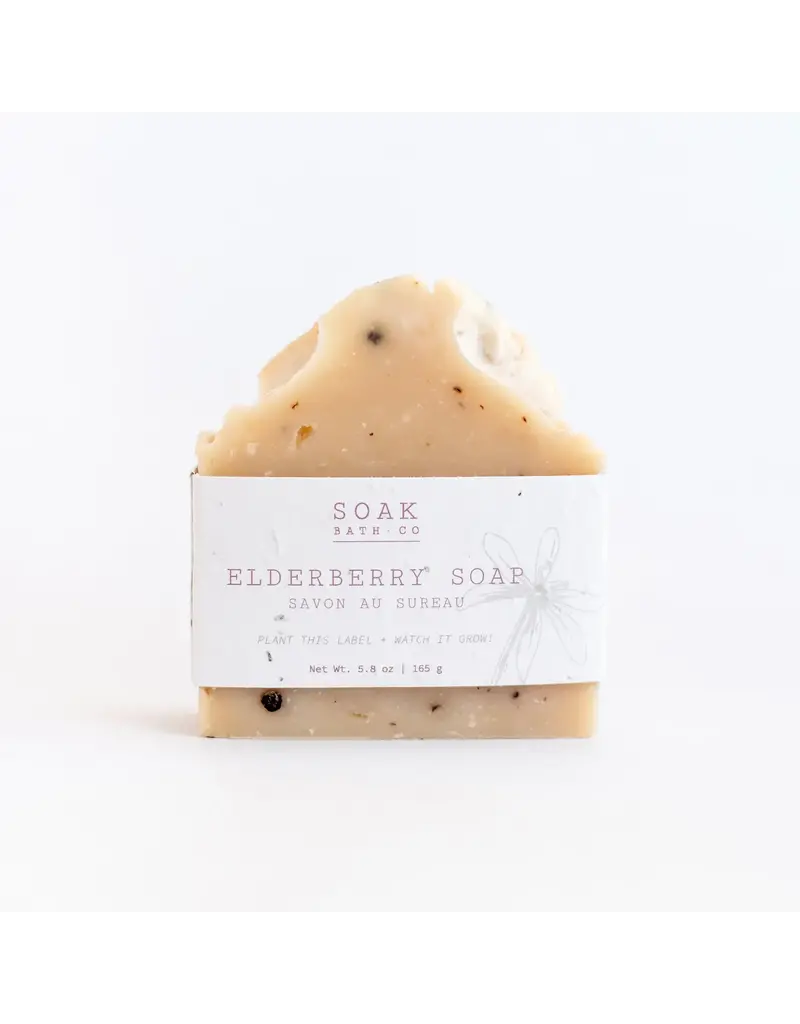Soak Bath Co. Elderberry Luxury Soap Bar