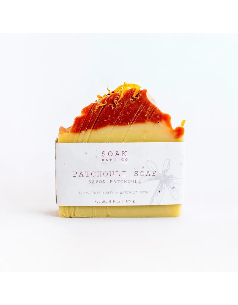 Soak Bath Co. Patchouli Soap Luxury Soap Bar