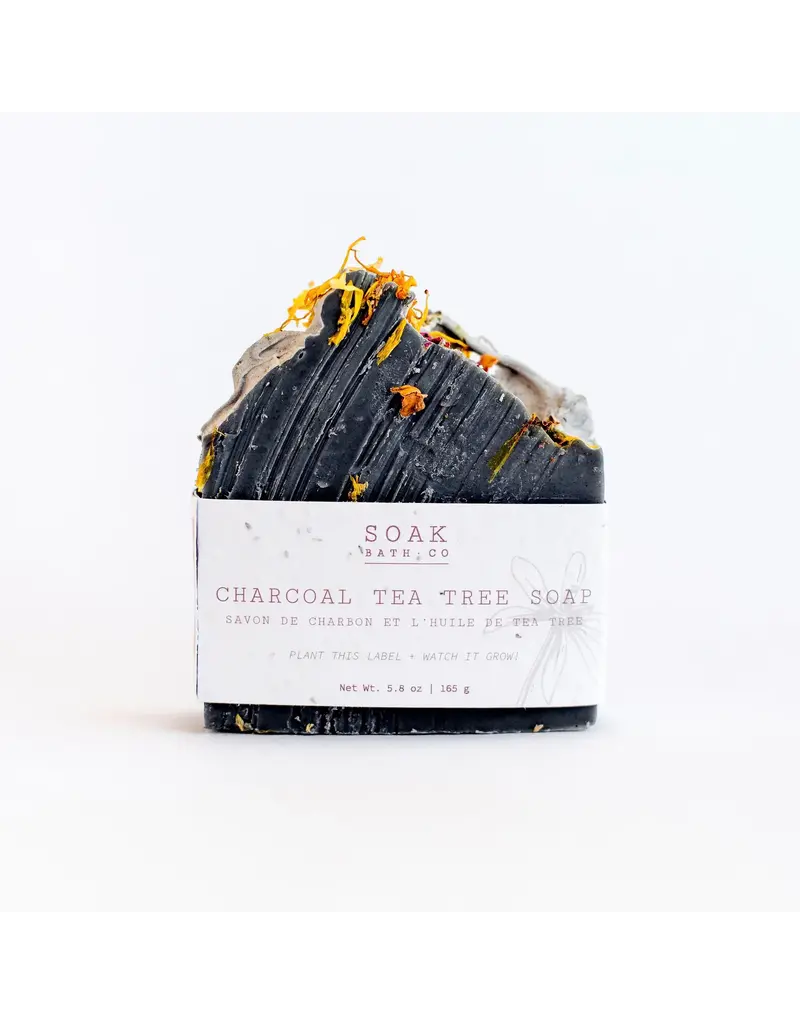 Soak Bath Co. Charcoal Tea Tree Luxury Soap Bar