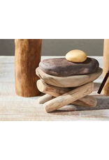 Wood And Stone Nativity Set