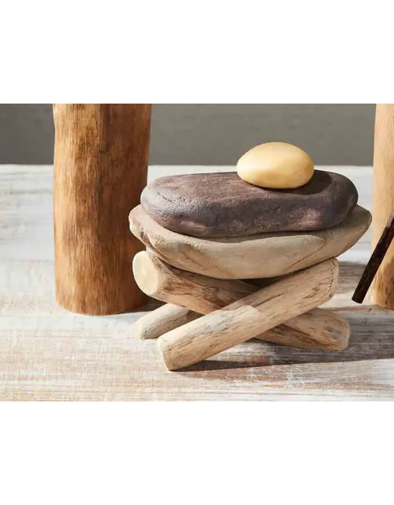 Wood And Stone Nativity Set