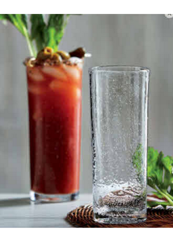 Tall Bloody Mary Bubble Glass