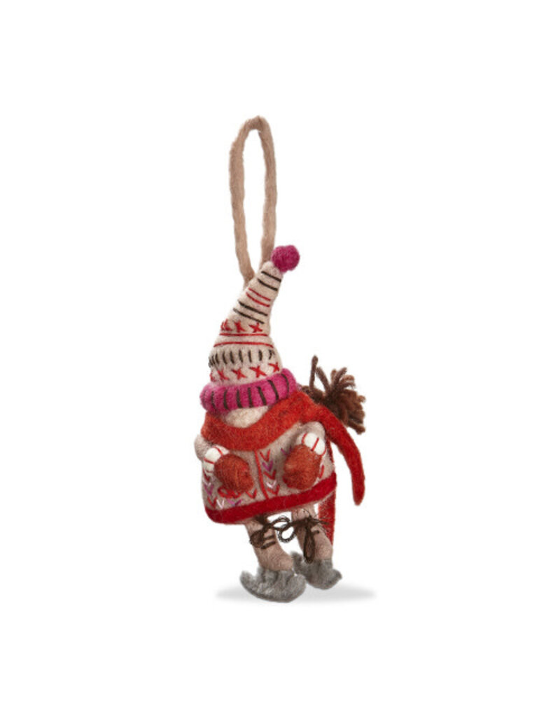 Wool Gnome Ornament