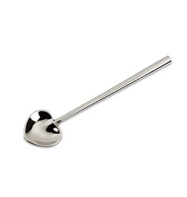 Silver Heart Spoon – Small Heart-Shaped Stainless Steel Spoon | Elegant Entertaining
