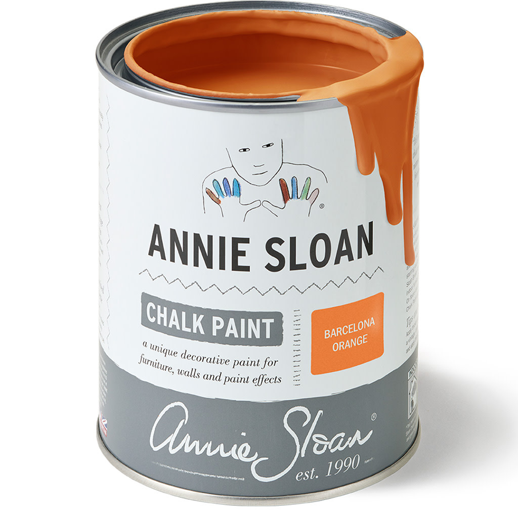 Barcelona Orange Chalk Paint by Annie Sloan DeFerrari Home