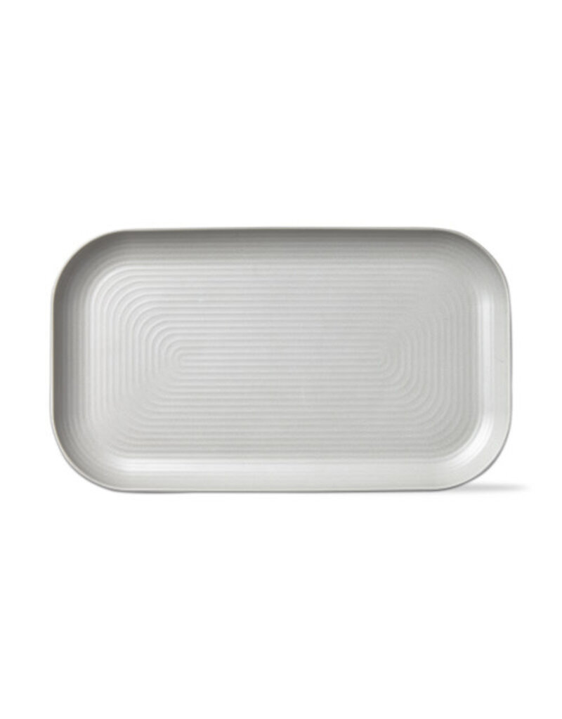 Brooklyn Melamine Serving Tray | Light Grey