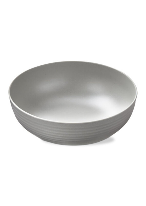 Brooklyn Melamine Serving Bowl | Light Grey