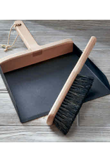 Wooden Handle Dustpan & Brush Set