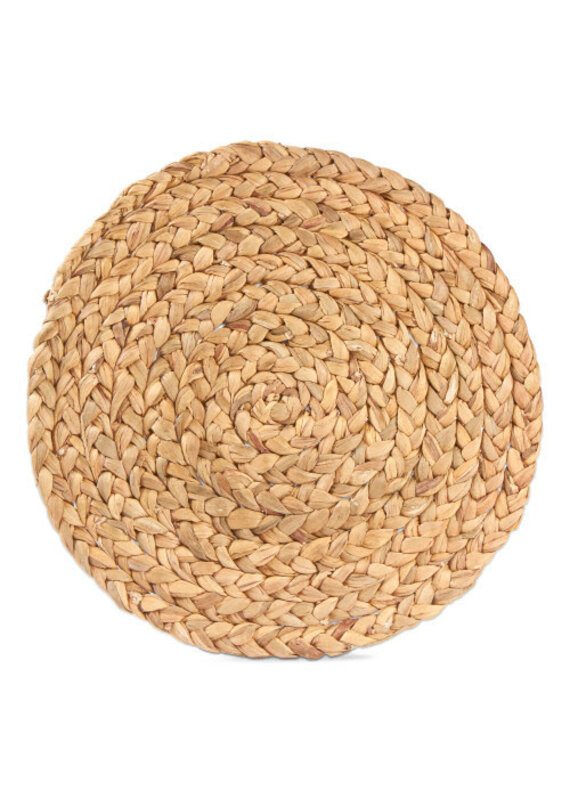 Braided Round Hyacinth Placemat