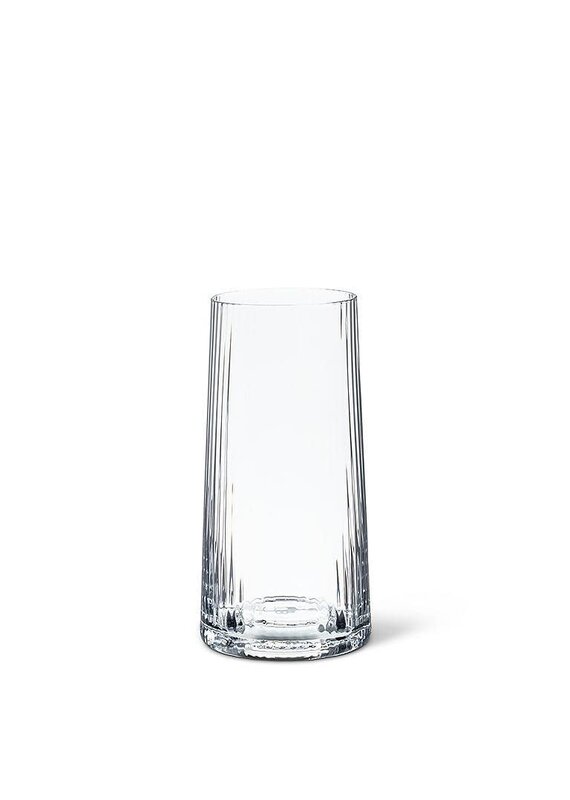 Classic Optic Highball Drinking Glass