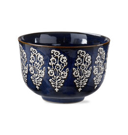 Floral Glazed Serving Bowl