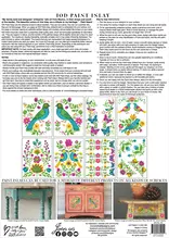 Iron Orchid Designs Vida Flora ( eight sheet 12"x16") Paint Inlay | Iron Orchid Designs