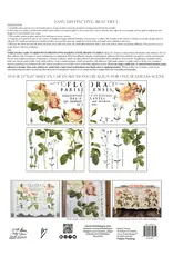 Iron Orchid Designs Flora Parisiensis Transfer Pad - four 12"x16" sheets | Iron Orchid Designs
