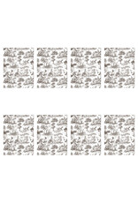 Iron Orchid Designs English Toile Transfer Pad - eight 12"x16" sheets | Iron Orchid Designs