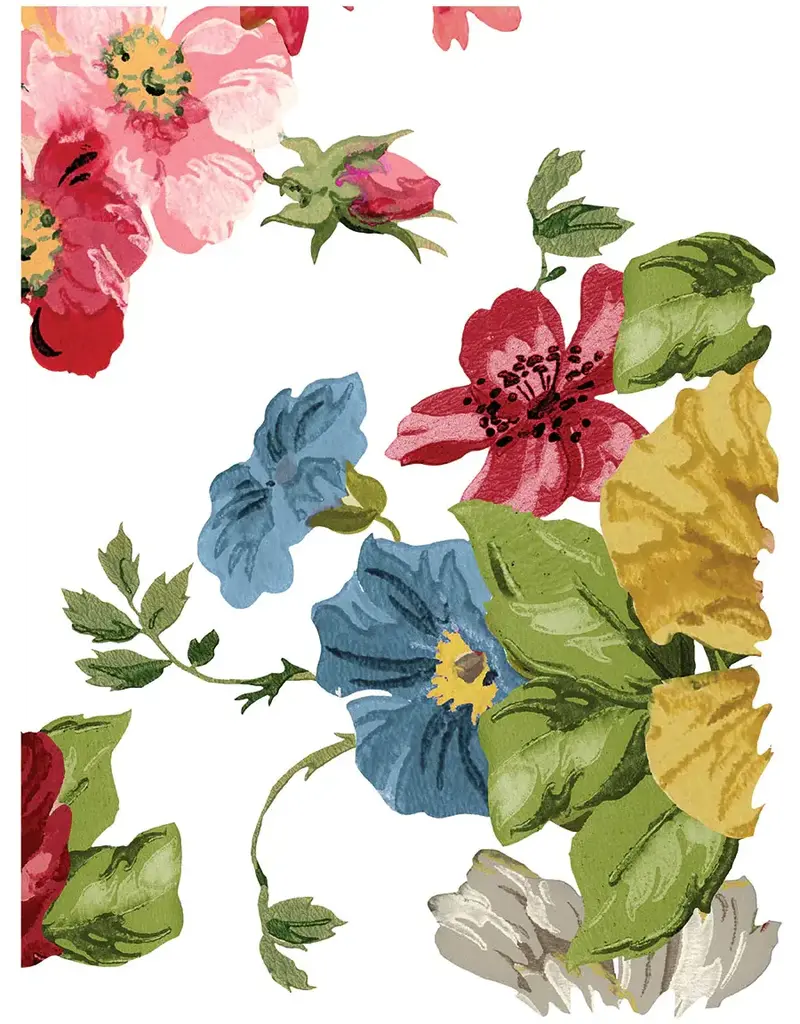 Iron Orchid Designs Wall Flower Transfer Pad - eight 12"x16" sheets | Iron Orchid Designs