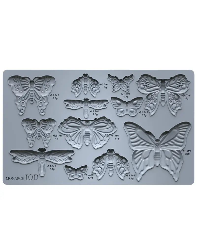 Iron Orchid Designs Monarch IOD Decor Mould (6″x10″)