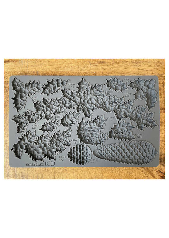 Iron Orchid Designs Holly Lane IOD Decor Mould (6″x10″)