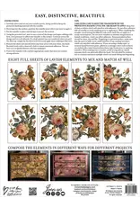 Iron Orchid Designs Joie des Roses Decor Transfer - eight 12"x16" sheets | Iron Orchid Designs