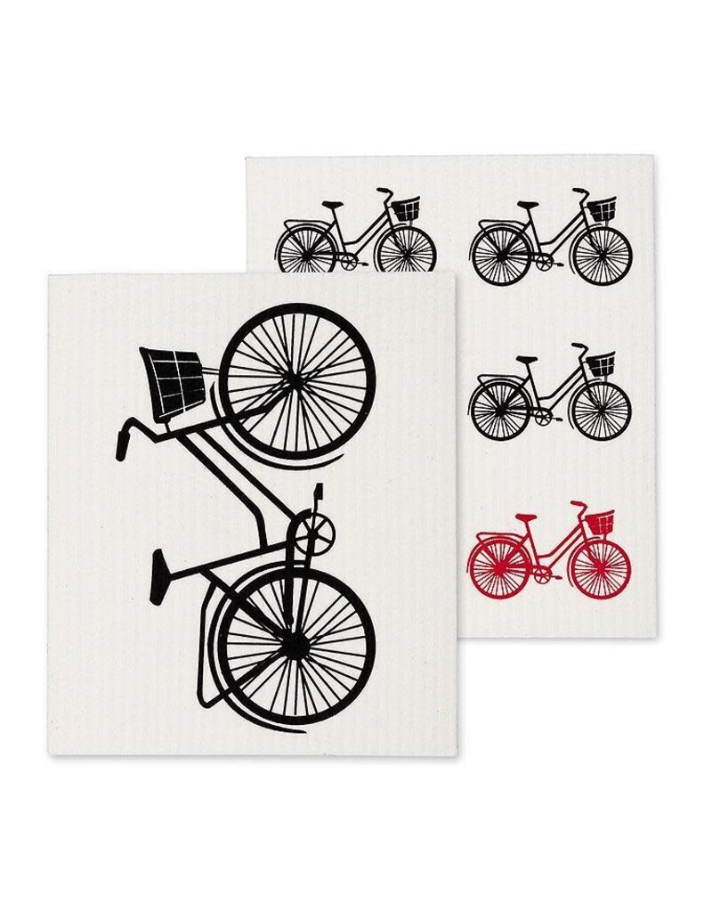 Abbott Collection Bicycle Dishcloths - Set of 2