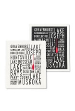Abbott Collection Muskoka Lakes Swedish Dishcloths - Set of 2