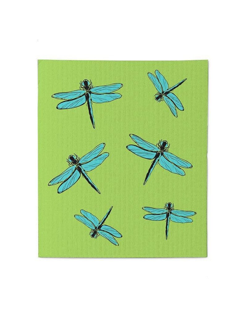 Abbott Collection Dragonflies Swedish Dishcloths - Set of 2