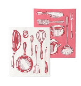 Abbott Collection Kitchen Tools Swedish Dishcloths - Set of 2
