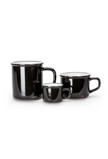 Abbott Collection Stoneware Enamel Look Mug - Black