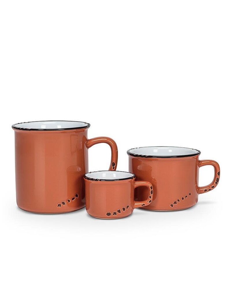 Abbott Collection Stoneware Enamel Look Mug - Terracotta