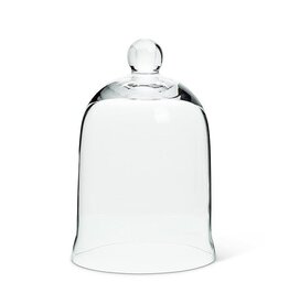 Abbott Collection Small Bell Shaped Glass Cloche