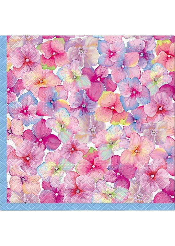 Abbott Collection Floral Luncheon Paper Napkin - Package of 20