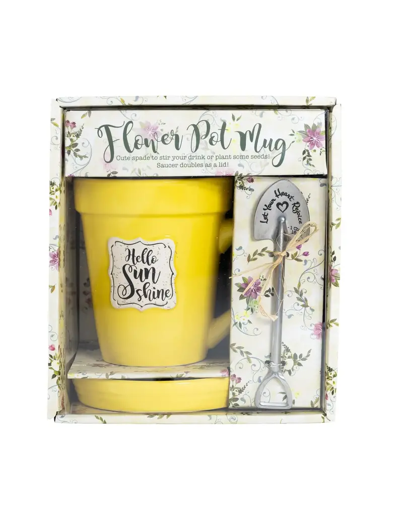 Hello Sunshine Flower Pot Mug