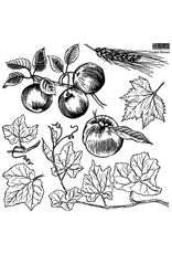 Iron Orchid Designs Fruitful Harvest (two sheet set) Decor Stamp | Iron Orchid Designs 12"x12"