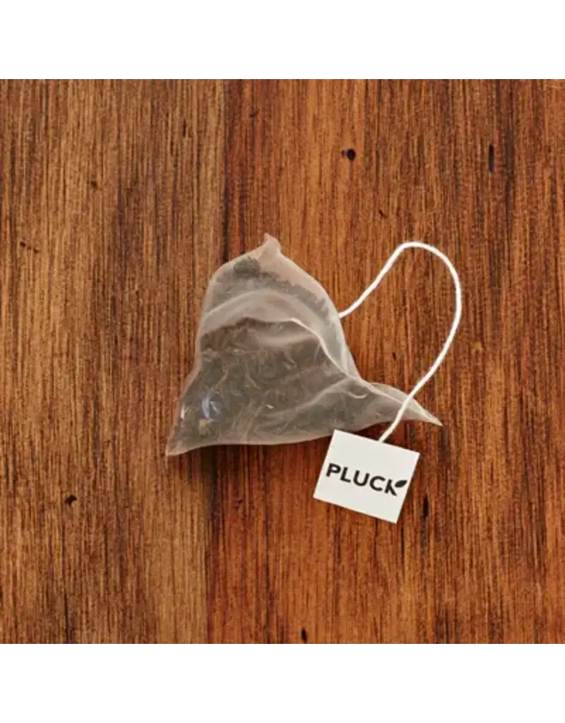 Pluck Tea Classic Earl Grey | Glass Jar of Tea Bags 20 Servings