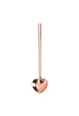 Abbott Collection Rose Gold Heart Spoon – Small Heart-Shaped Stainless Steel Spoon | Elegant Entertaining