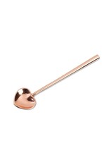 Abbott Collection Rose Gold Heart Spoon – Small Heart-Shaped Stainless Steel Spoon | Elegant Entertaining