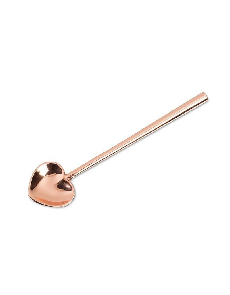 Abbott Collection Rose Gold Heart Spoon