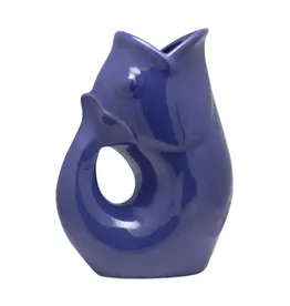 Gurgle Pot Pitcher in Indigo