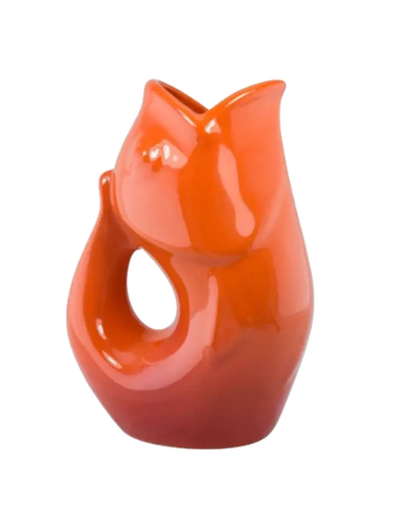 Gurgle Pot in Orange Ombre