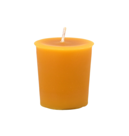 Honeybee Candles Rosemary Mint Beeswax Votive Candle | 2"