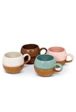 Abbott Collection Ball Mug in Pink & Toffee Glaze