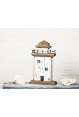 Abbott Collection Wooden Rustic Lighthouse