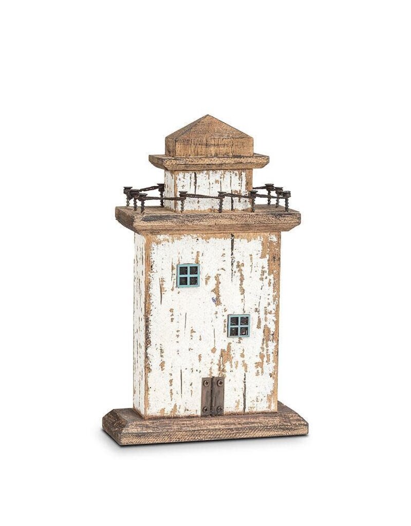 Abbott Collection Wooden Rustic Lighthouse
