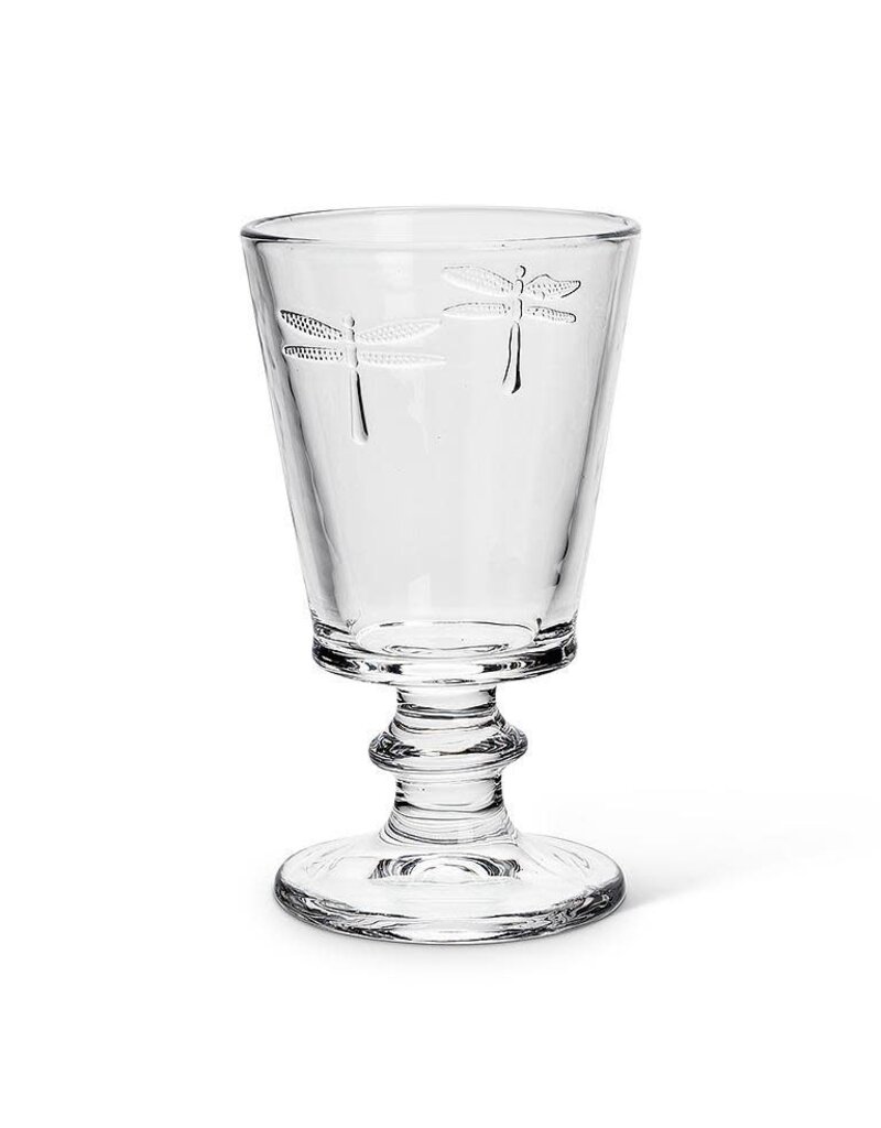 Abbott Collection Dragonfly Wine Glass