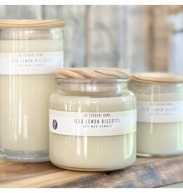 DeFerrari Candles Iced Lemon Biscotti Apothecary Soy Wax Candle