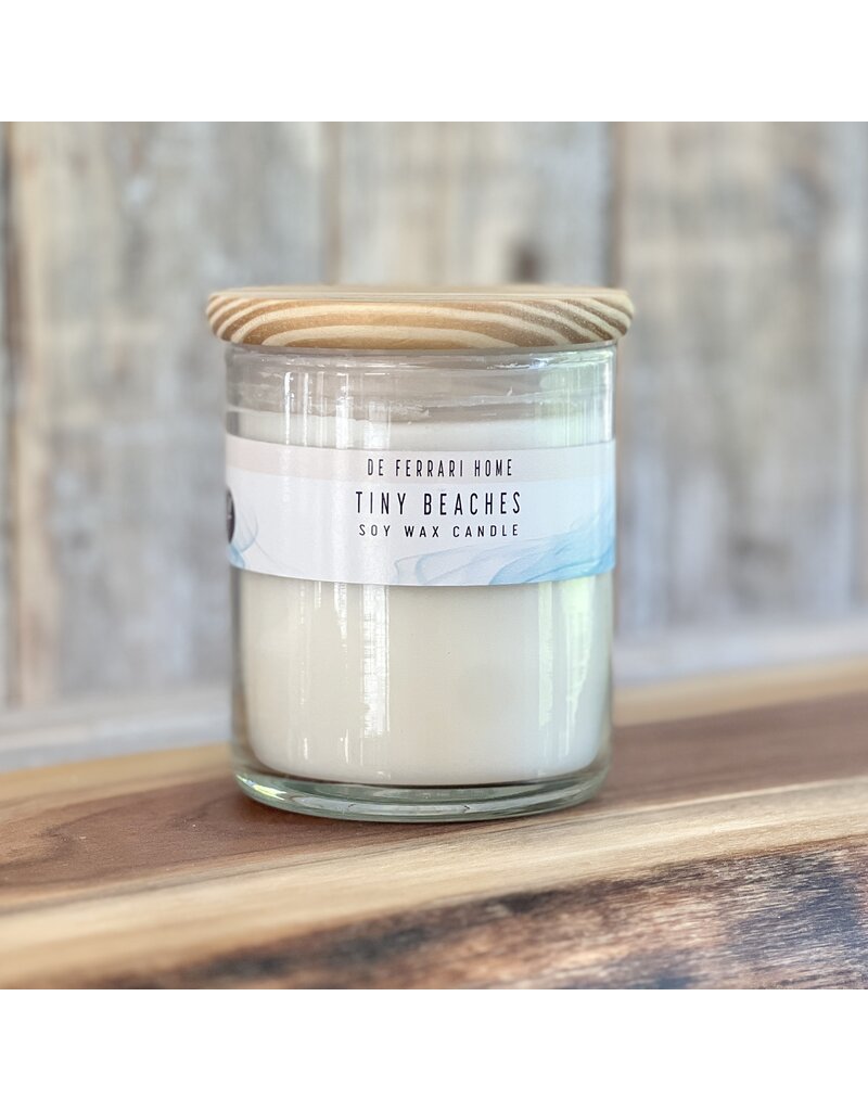 DeFerrari Candles Tiny Beaches Apothecary Soy Wax Candle