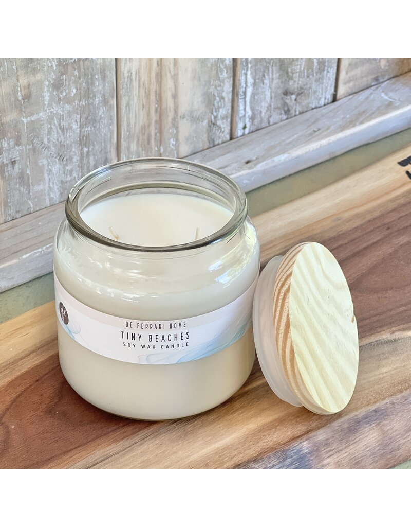 DeFerrari Candles Tiny Beaches Apothecary Soy Wax Candle